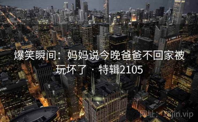 爆笑瞬间：妈妈说今晚爸爸不回家被玩坏了 · 特辑2105