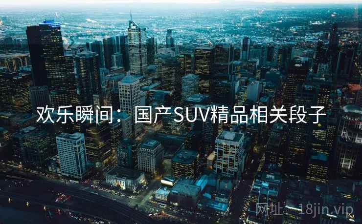 欢乐瞬间：国产SUV精品相关段子